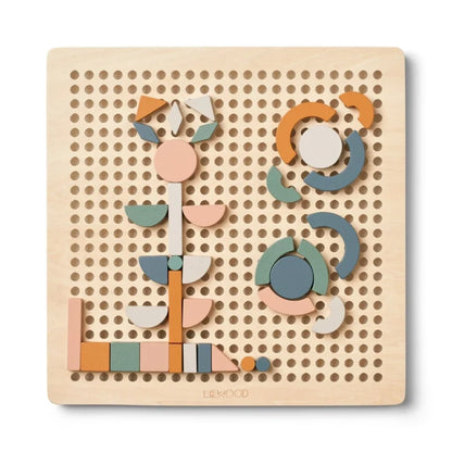 Liewood Cecily Steckpuzzle – Kreatives Lernspielzeug aus Holz 36 Teile