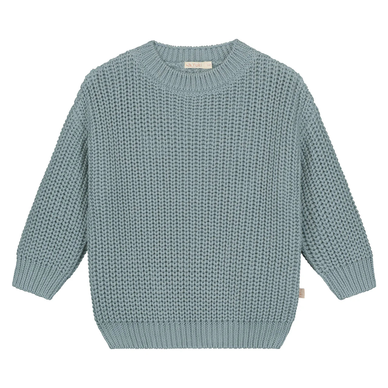 Yuki Chunky Knitted Sweater - Ocean