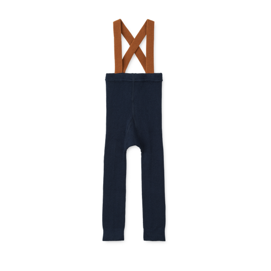 Liewood Leggings mit Hosenträgern Cuno - Classic navy / Golden caramel