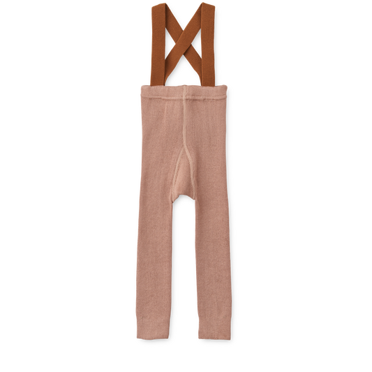 Liewood Leggings mit Hosenträgern Cuno - Tuscany rose/Golden caramel