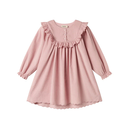 MarMar Feincord-Kleid Delina "Soft Berry"