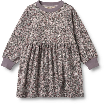 Wheat Jerseykleid Dorthea "Purple Stone Flowers"