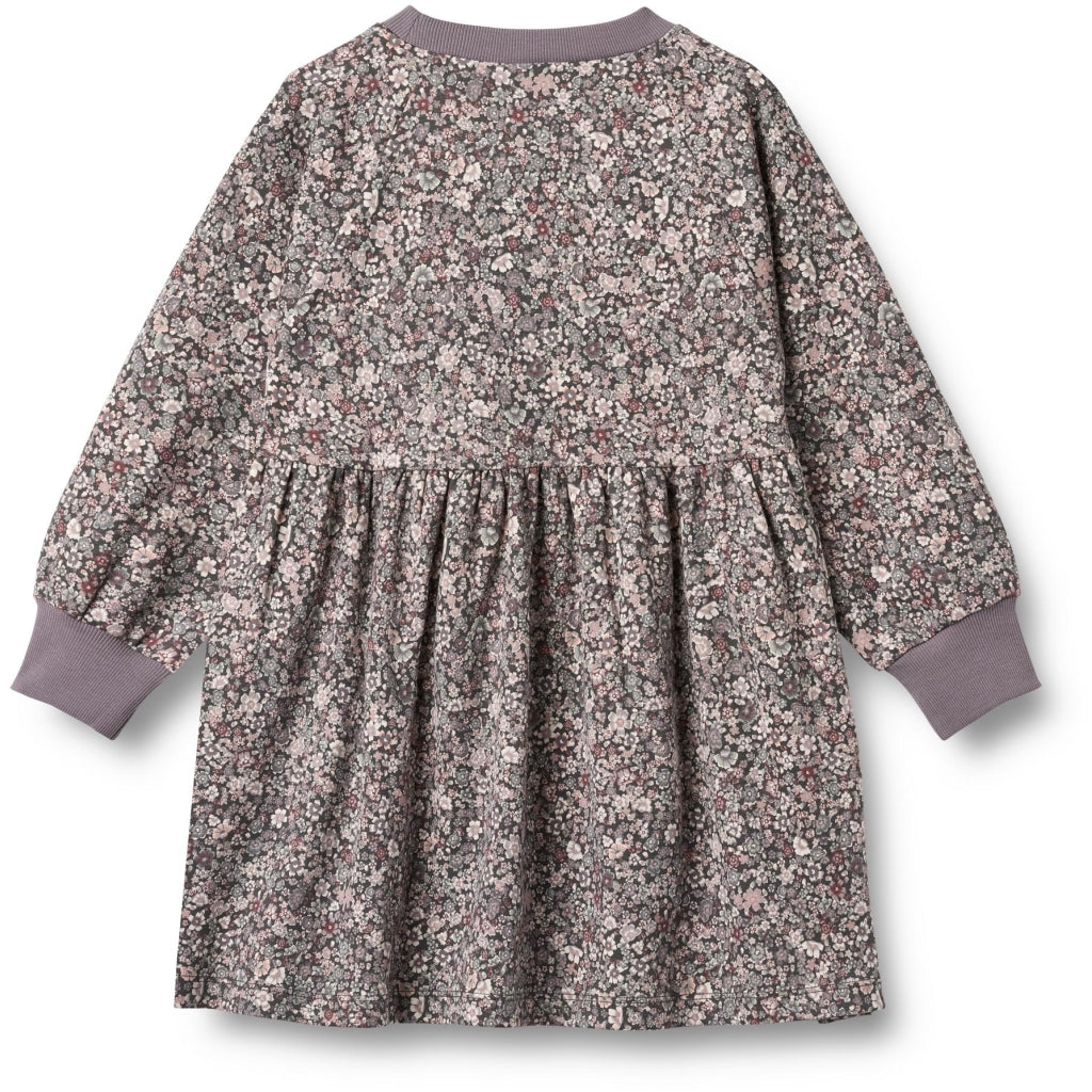 Wheat Jerseykleid Dorthea "Purple Stone Flowers"