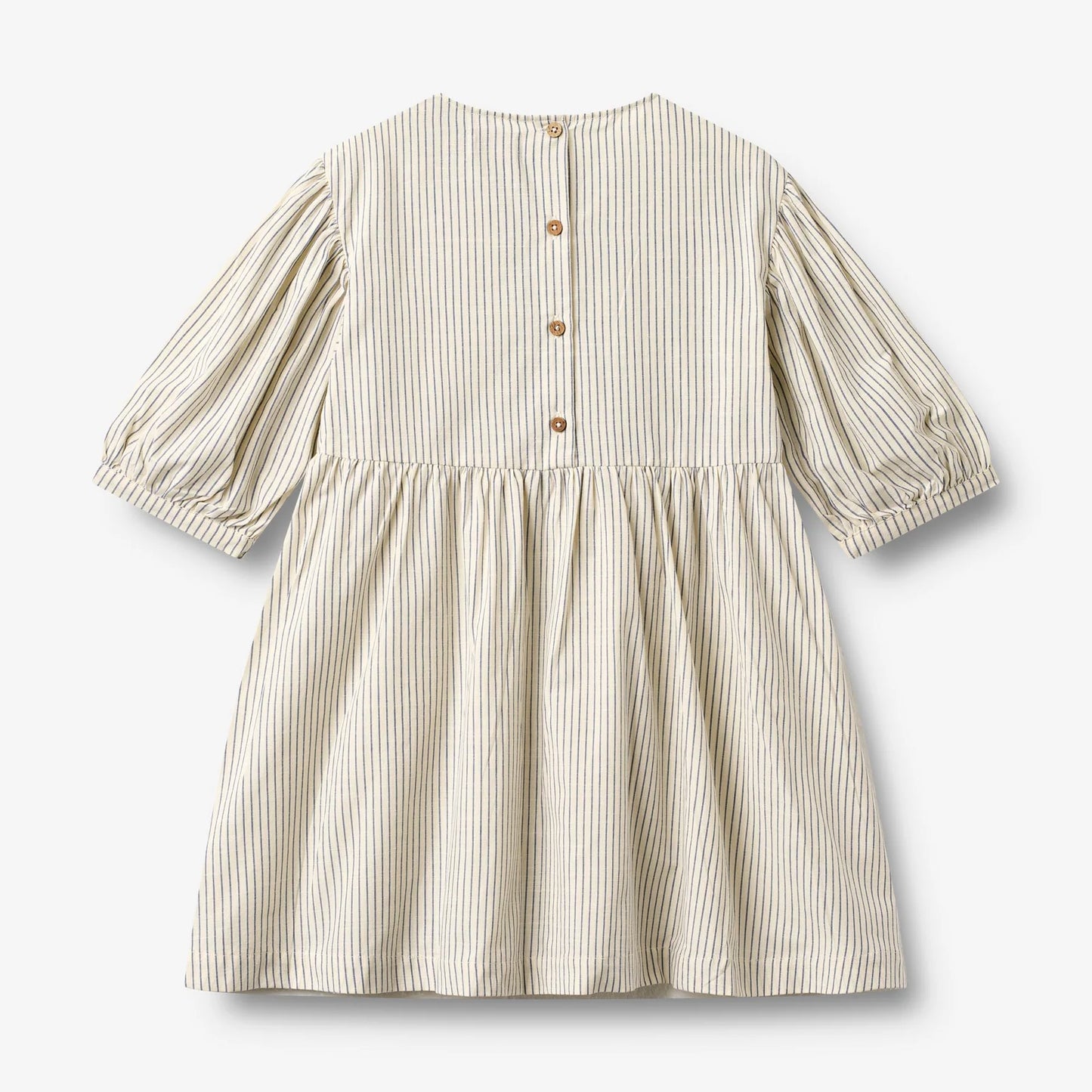 Wheat Sommerkleid mit 3/4 Arm Magda "Dark Blue Stripe"