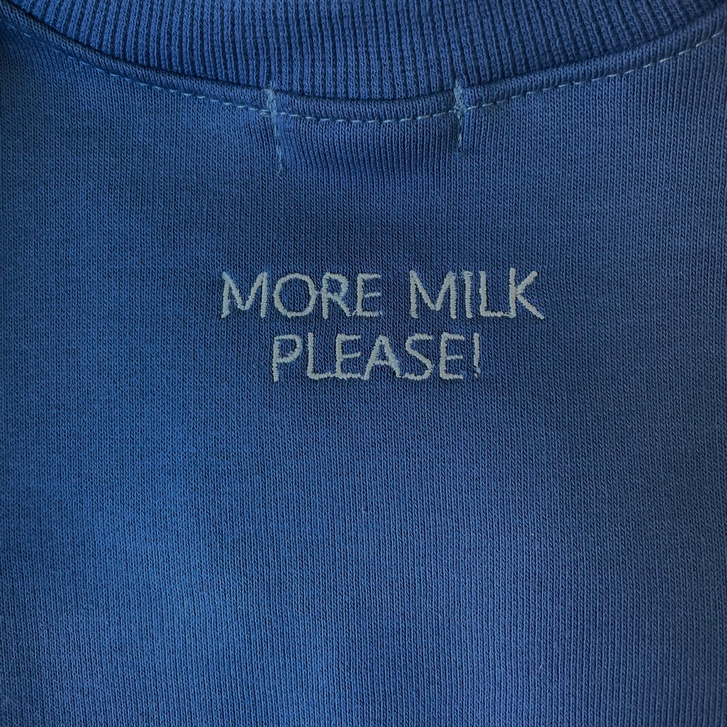 Melots Sweater "More Milk" dusty blue