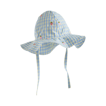 Flöss Sonnenhut Mille "Sky Berry Gingham"