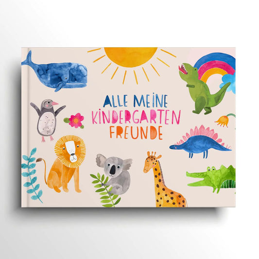 Frau Ottilie "Alle meine Kindergarten Freunde" Freundschaftsbuch