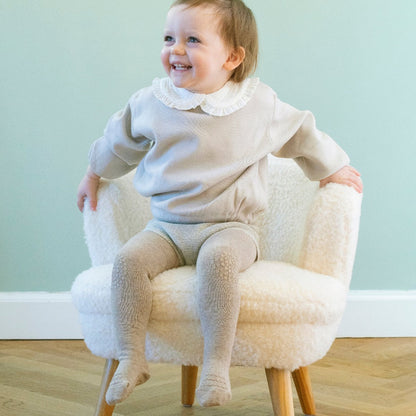 GoBabyGo Rutschfeste Krabbelstrumpfhose "Sand"