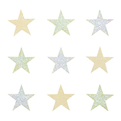 fabfabstickers Glitzersterne – Dekosticker zum Aufkleben „Nordic Stars“