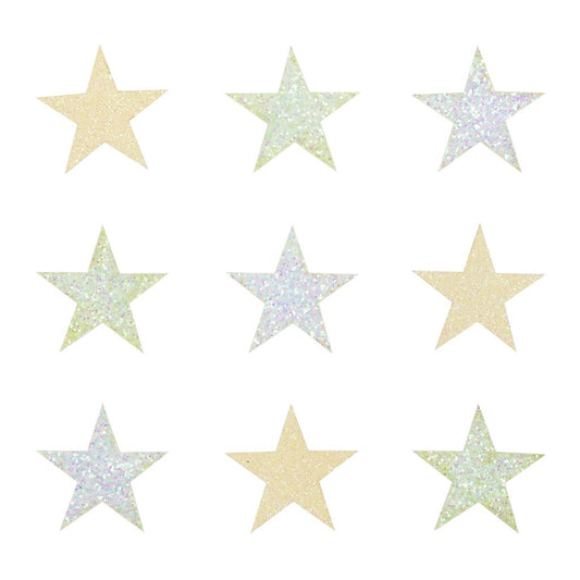 fabfabstickers Glitzersterne – Dekosticker zum Aufkleben „Nordic Stars“