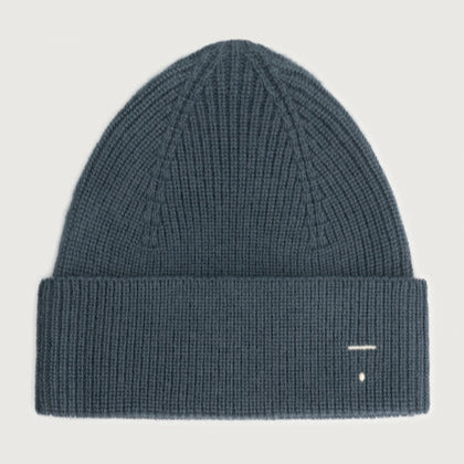 Gray Label Strickmütze aus Merinowolle "Blue Grey"