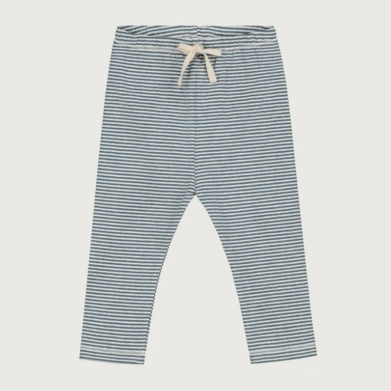 Gray Label Baby Leggings "Blue Grey - Cream"
