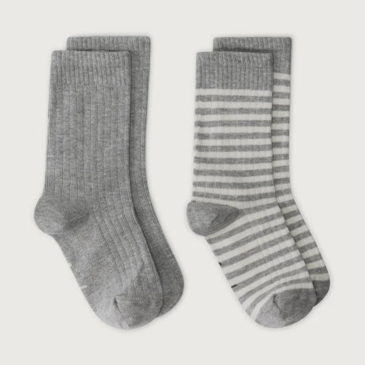 Gray Label Ribbed Socks 2er Pack - verschiedene Farben