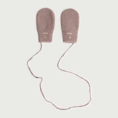 Gray Label Baby Strickfäustlinge aus Merinowolle "Berry"