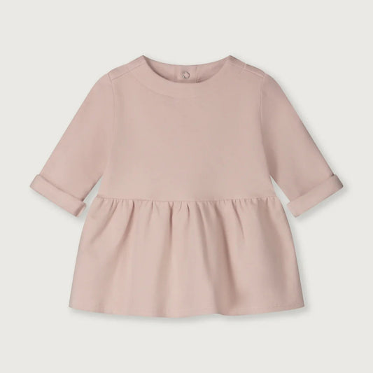 Gray Label Babykleid mit Knopfleiste "Faded Pink"