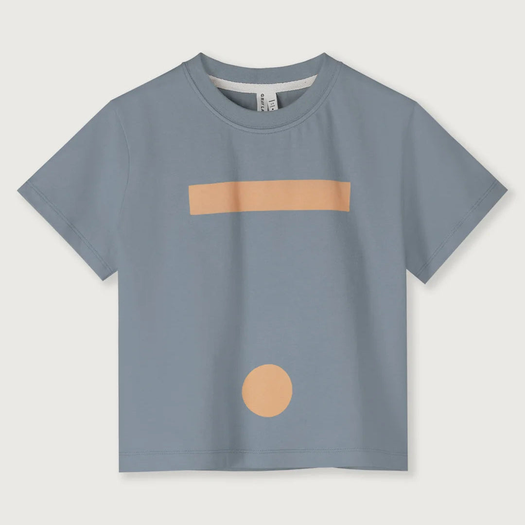 Gray Label Oversized T-Shirt "Stone Grey - Melon"