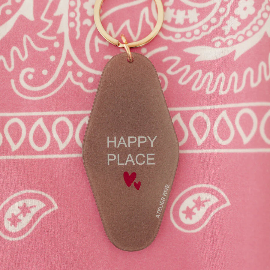 Atelier Rive Schlüsselanhänger "Happy Place"