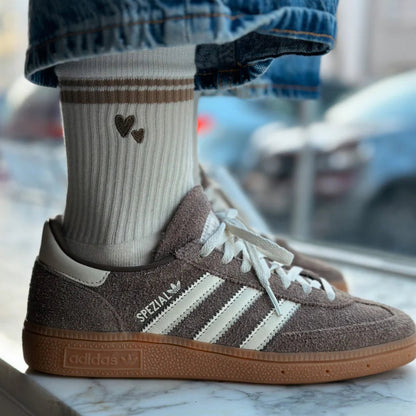 Atelier Rive Heart Socks Hazel Mini "Cream"