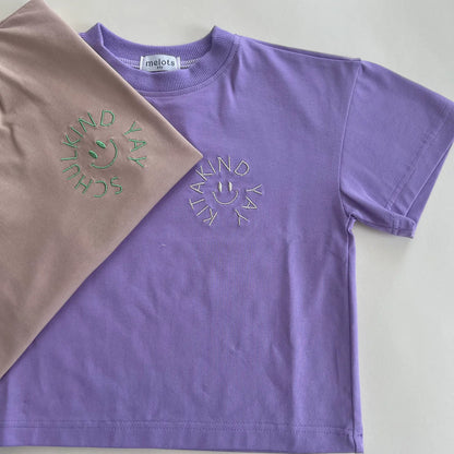Melots T-Shirt Schulkind lila