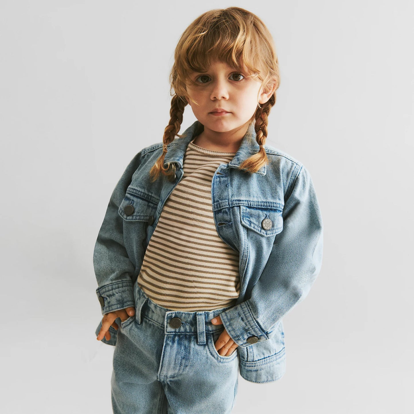 Wheat Jeansjacke Bowie "Light Blue"