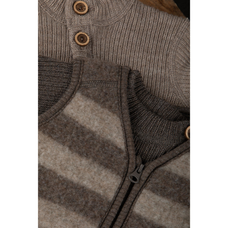 Joha gestreifte Merino-Weste