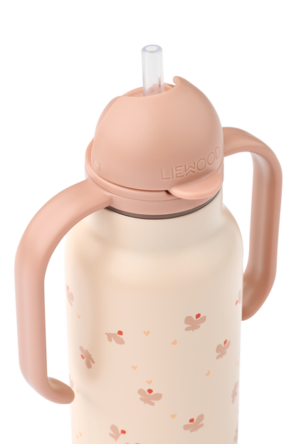 Liewood Trinkflasche Falk 350 ml "Mini Butterfly / Apple blossom"