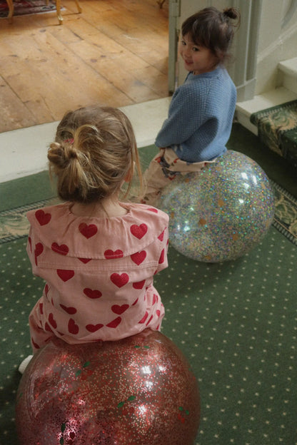 Konges Slojd Glitzernder Hüpfball "Lemon"