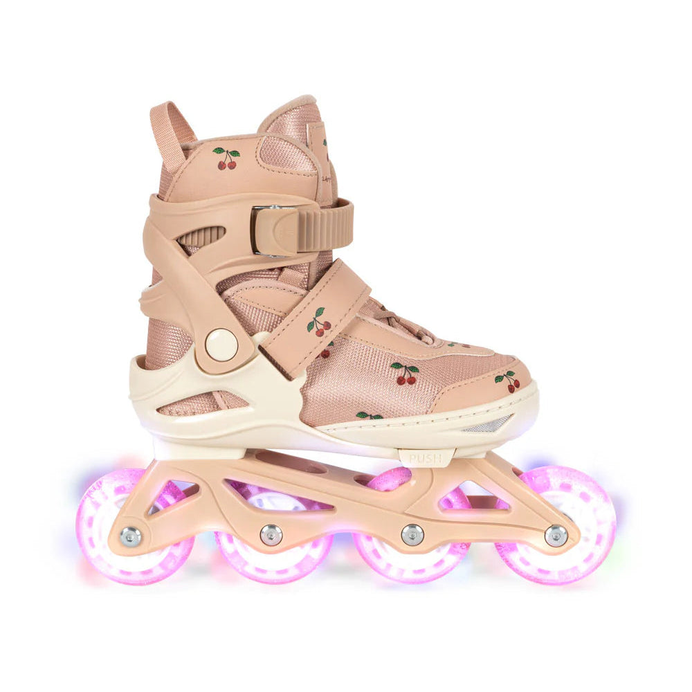 Konges Slojd Leuchtende Rollerskates "Cherry"