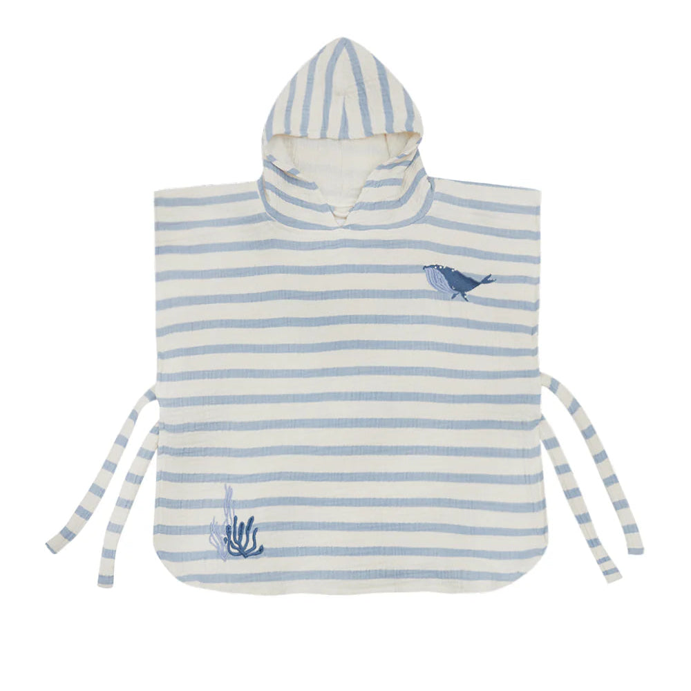 Leevje Musselin Poncho "Oh Hey Vacay"