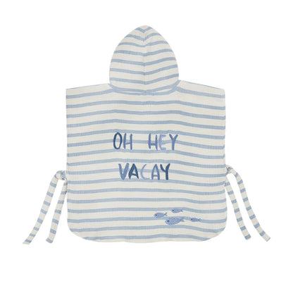 Leevje Musselin Poncho "Oh Hey Vacay"