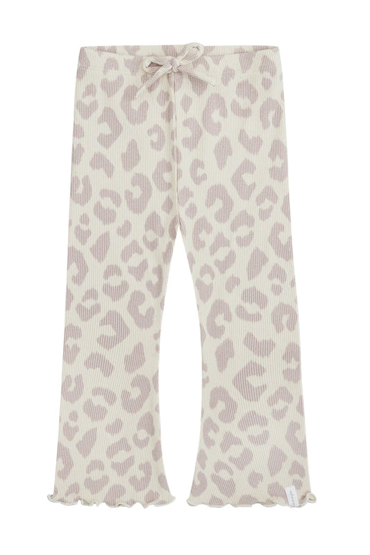 Leevje Flared Leggings in "Lila Leo"
