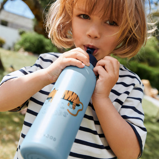 Liewood Trinkflasche Falk 500 ml "Tiger Beach Blue"