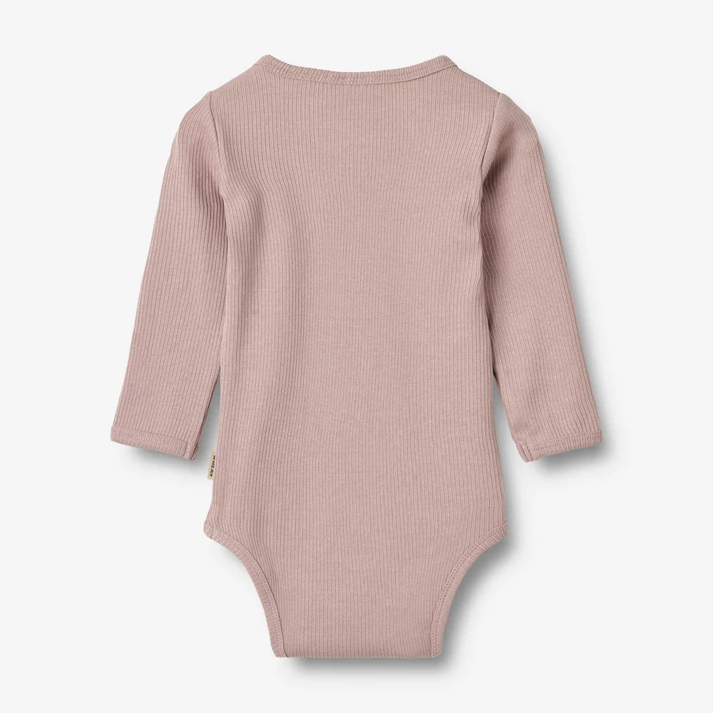 Wheat LS Rib Body „Berti“ Dry Rose