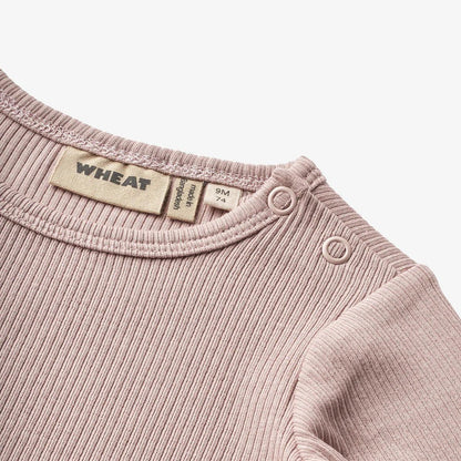 Wheat LS Rib Body „Berti“ Dry Rose