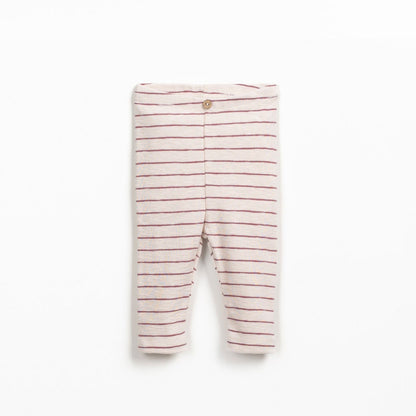 Play Up Leggings mit Knopf "Beere/Creme"