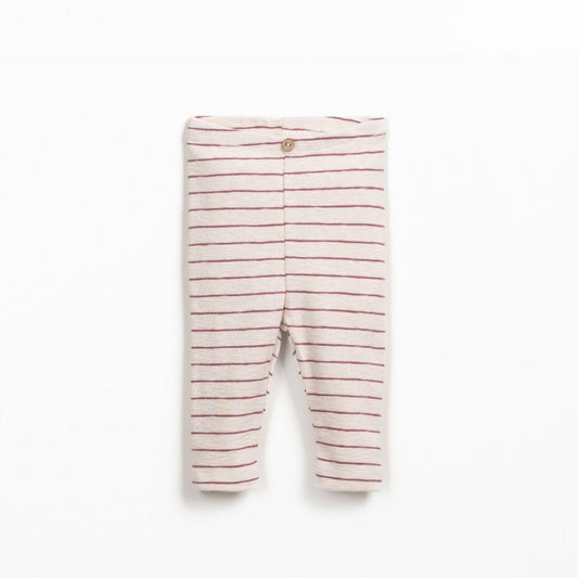 Play Up Leggings mit Knopf "Beere/Creme"