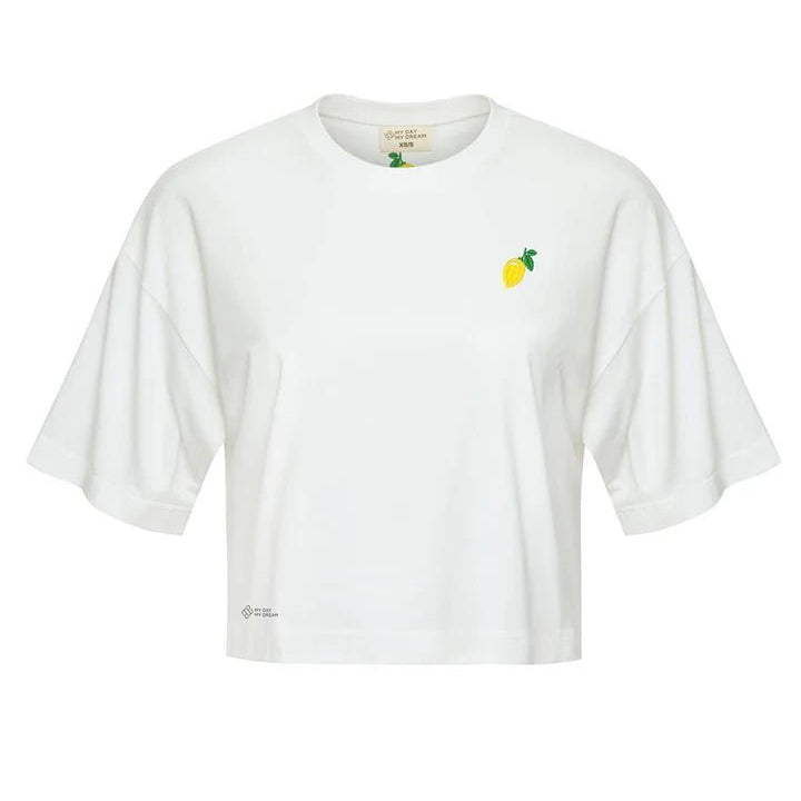 MDMD Crop T-Shirt Lemon