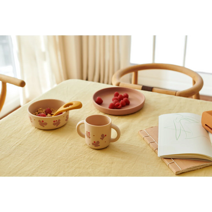 Liewood Vivi Silikon Geschirrset "Butterfly Apple Blossom"