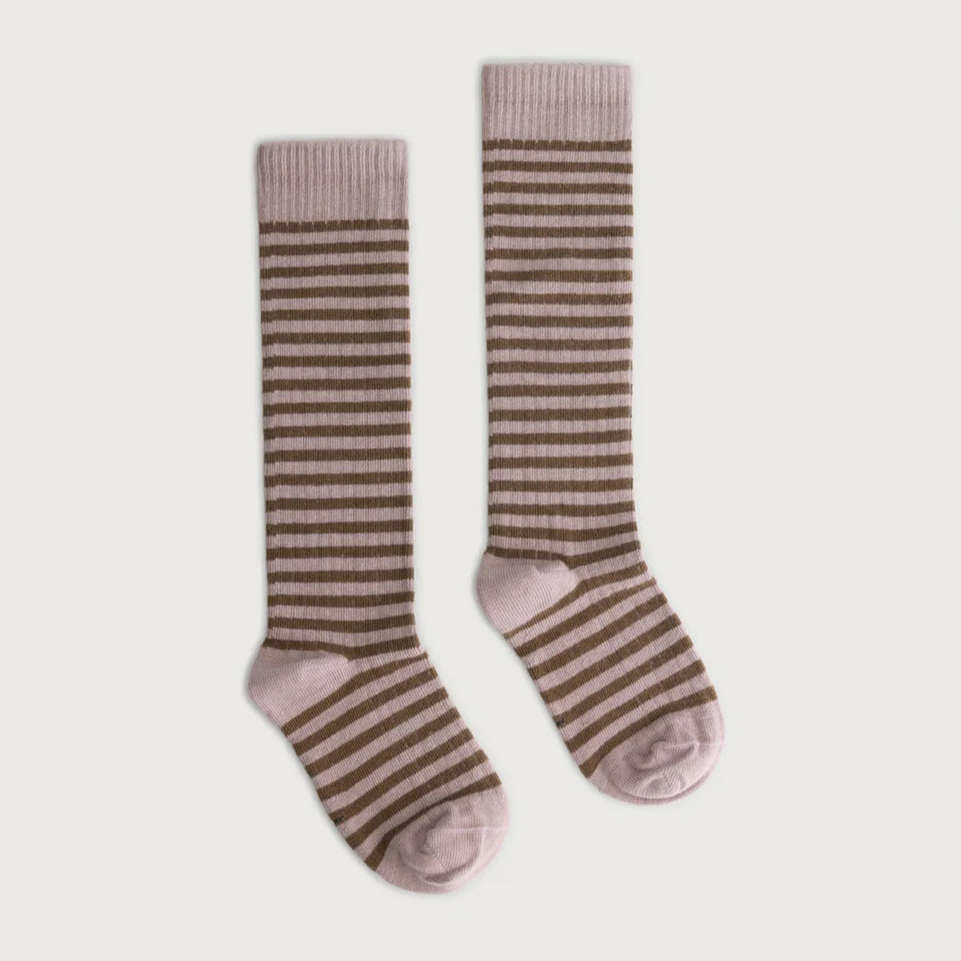 Gray Label lange gerippte Socken "Berry-Woody"