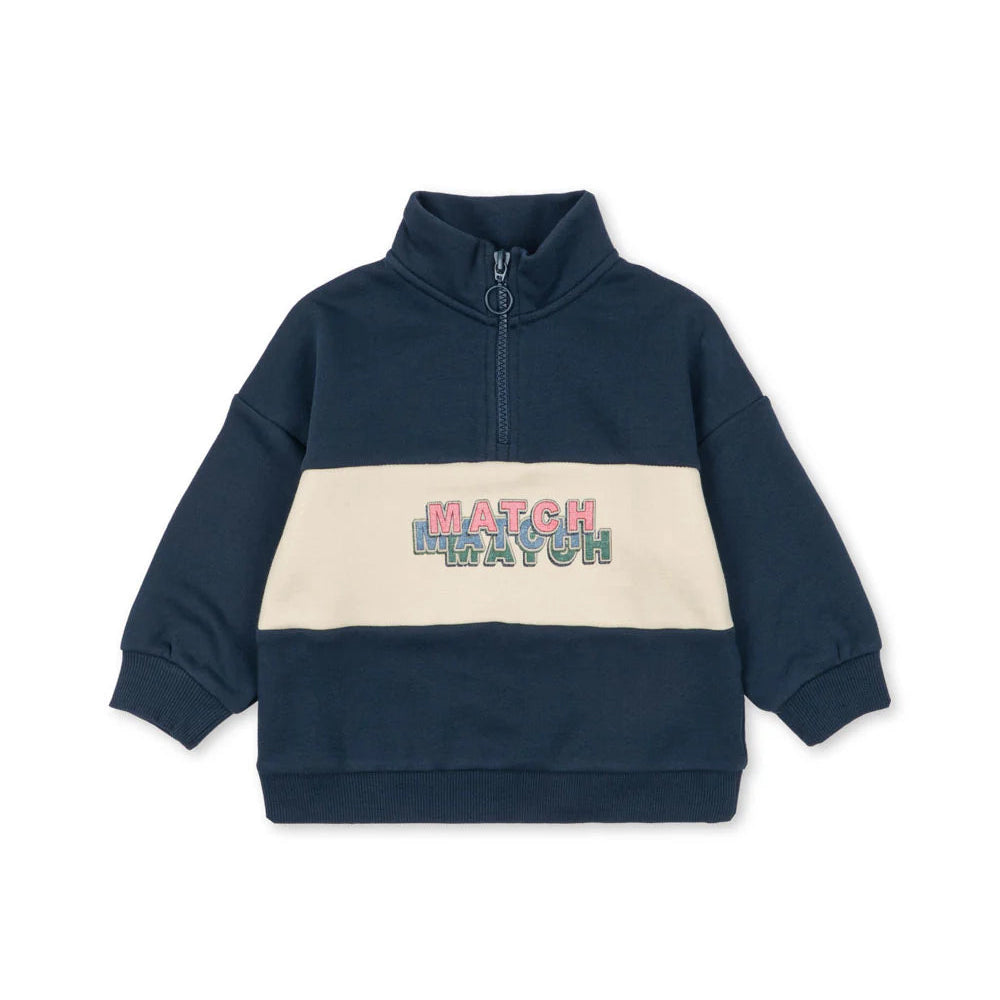 Konges Slojd Sweatshirt Lou Half Zip "Spellbound"