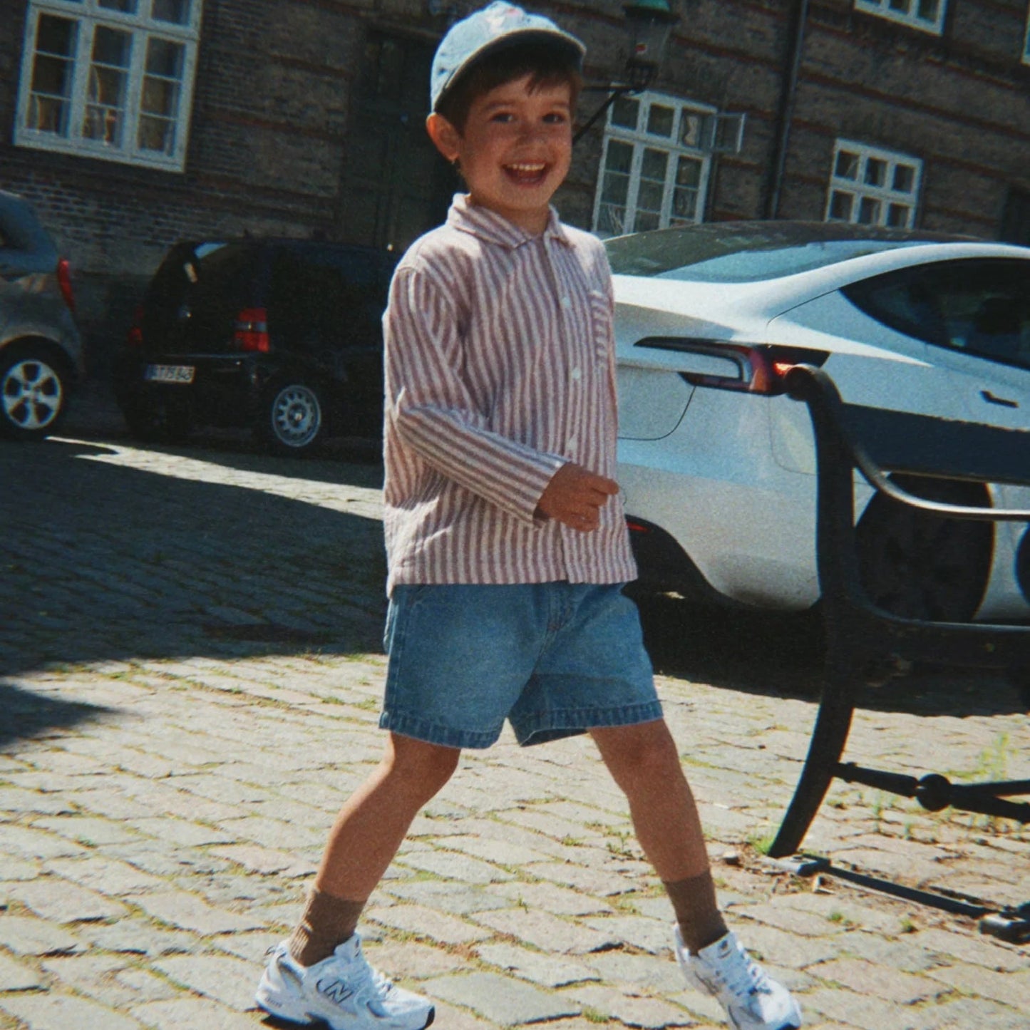 Konges Sløjd Denim Shorts Magot "Denim Blue" – Bio-Baumwolle