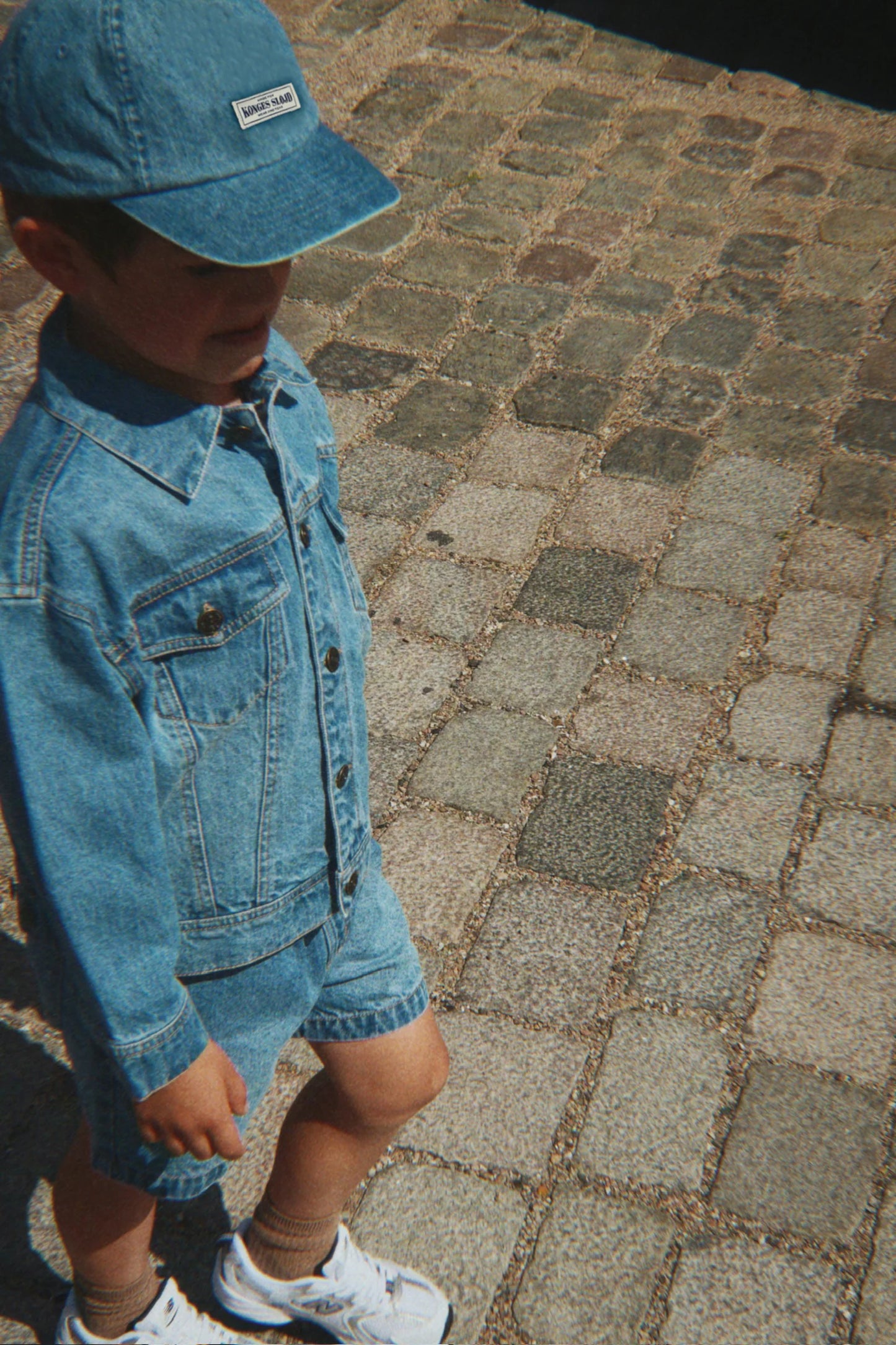 Konges Sløjd Denim Shorts Magot "Denim Blue" – Bio-Baumwolle
