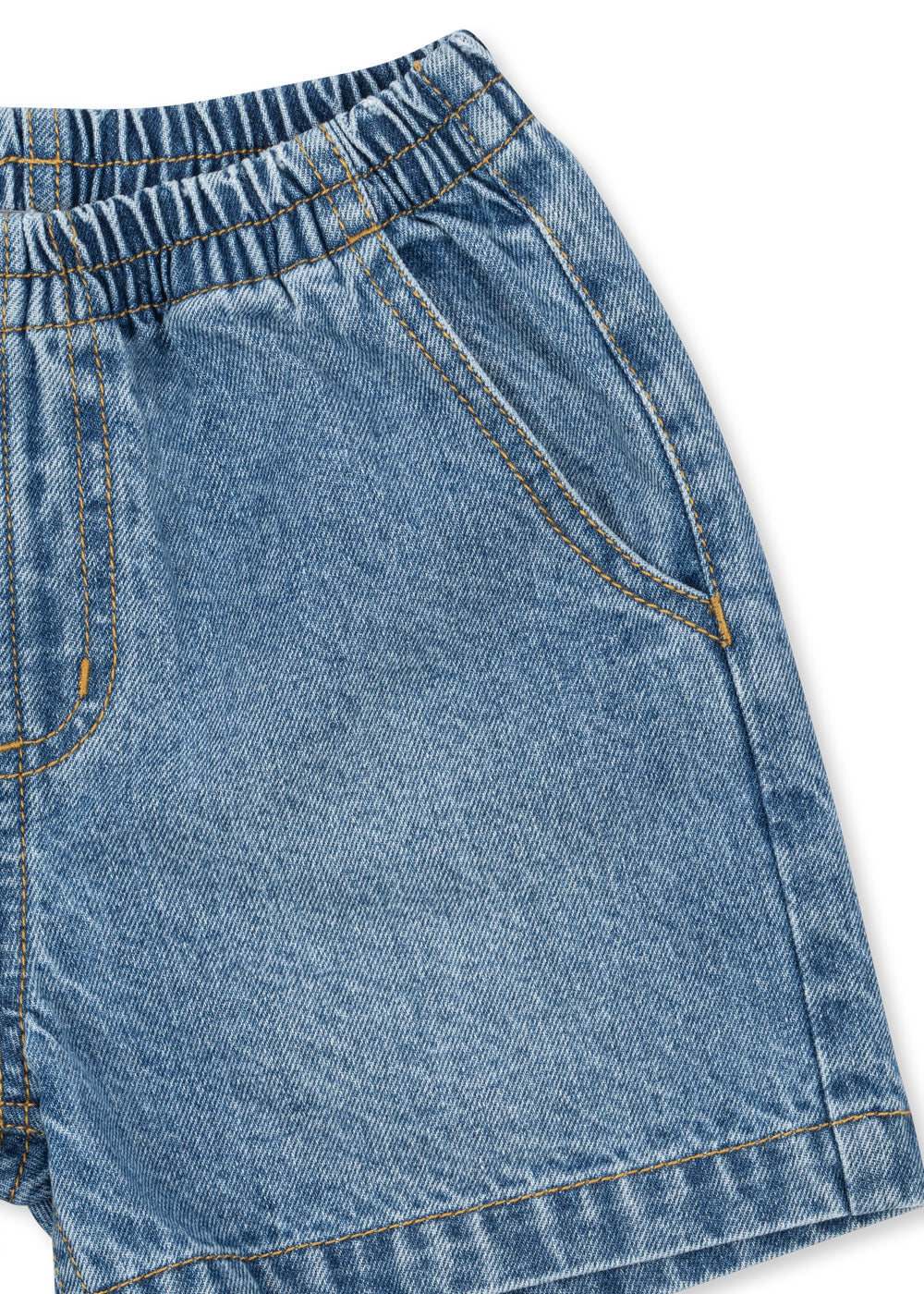 Konges Sløjd Denim Shorts Magot "Denim Blue" – Bio-Baumwolle