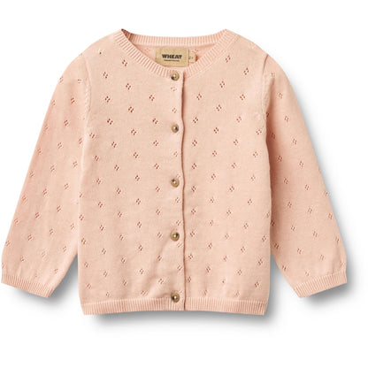 Wheat Strick-Cardigan Maia "Rose Powder"