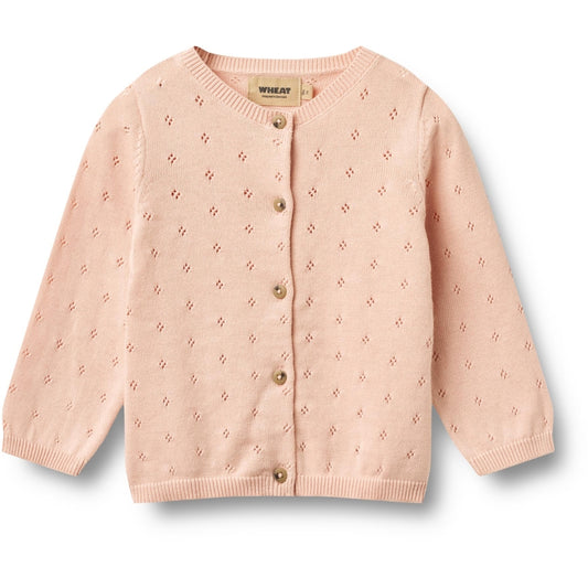 Wheat Strick-Cardigan Maia "Rose Powder"