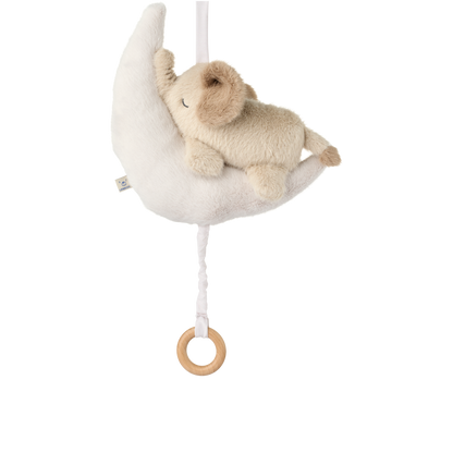 Liewood Musik-Mobile Mandy - Babyelefant auf Mond in Mist/Sandy