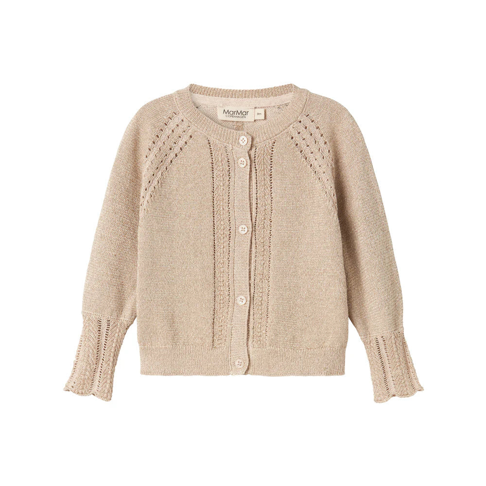 MarMar Festliche Strickjacke Tillie B "Gold Glitter"