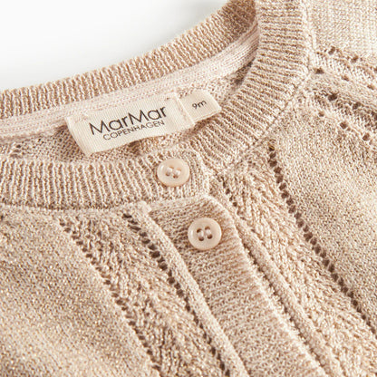 MarMar Festliche Strickjacke Tillie B "Gold Glitter"