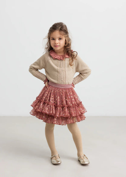 MarMar Festliche Strickjacke Tillie B "Gold Glitter"