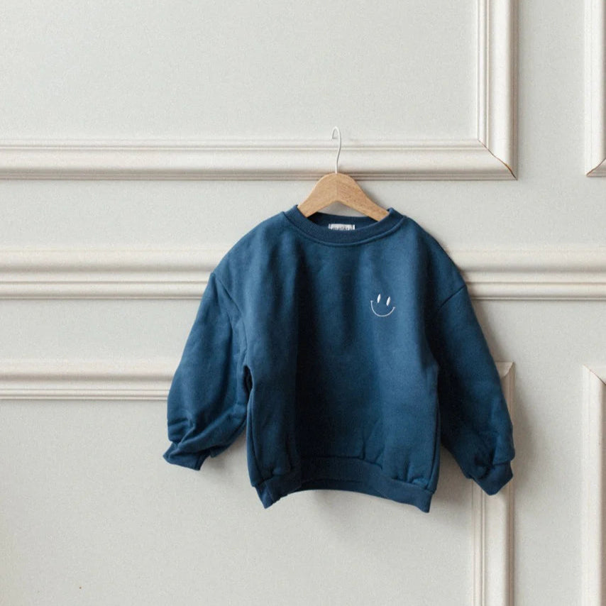 Melots Sweater "More Milk" dusty blue